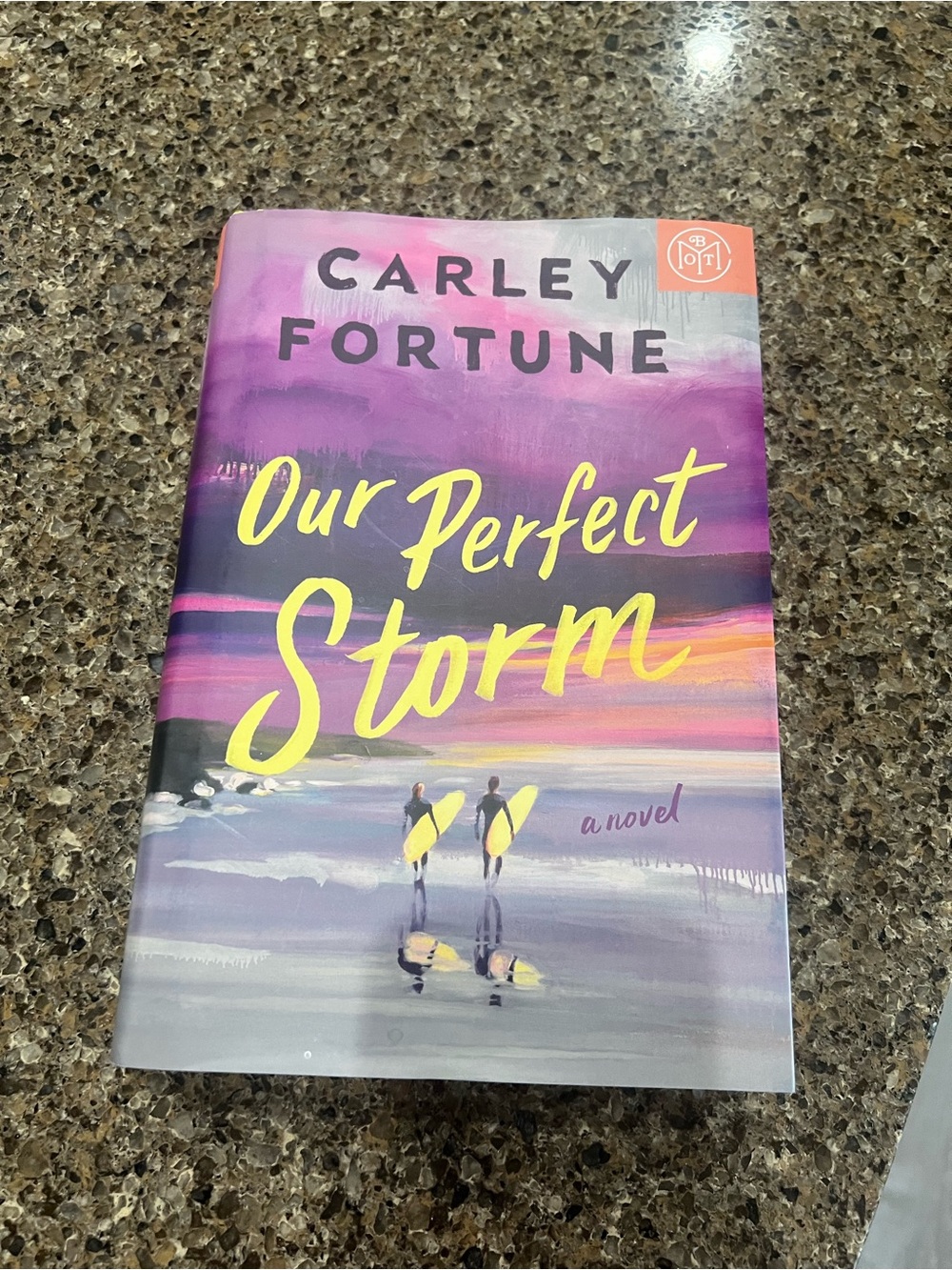 Our Perfect Storm by Carley Fortune - Purple & Yellow Cover